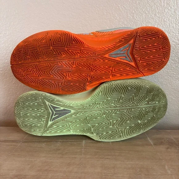 Nike Ja 1 Mismatched Orange Green Basketball Shoes Size 8.5 - Picture 7 of 9